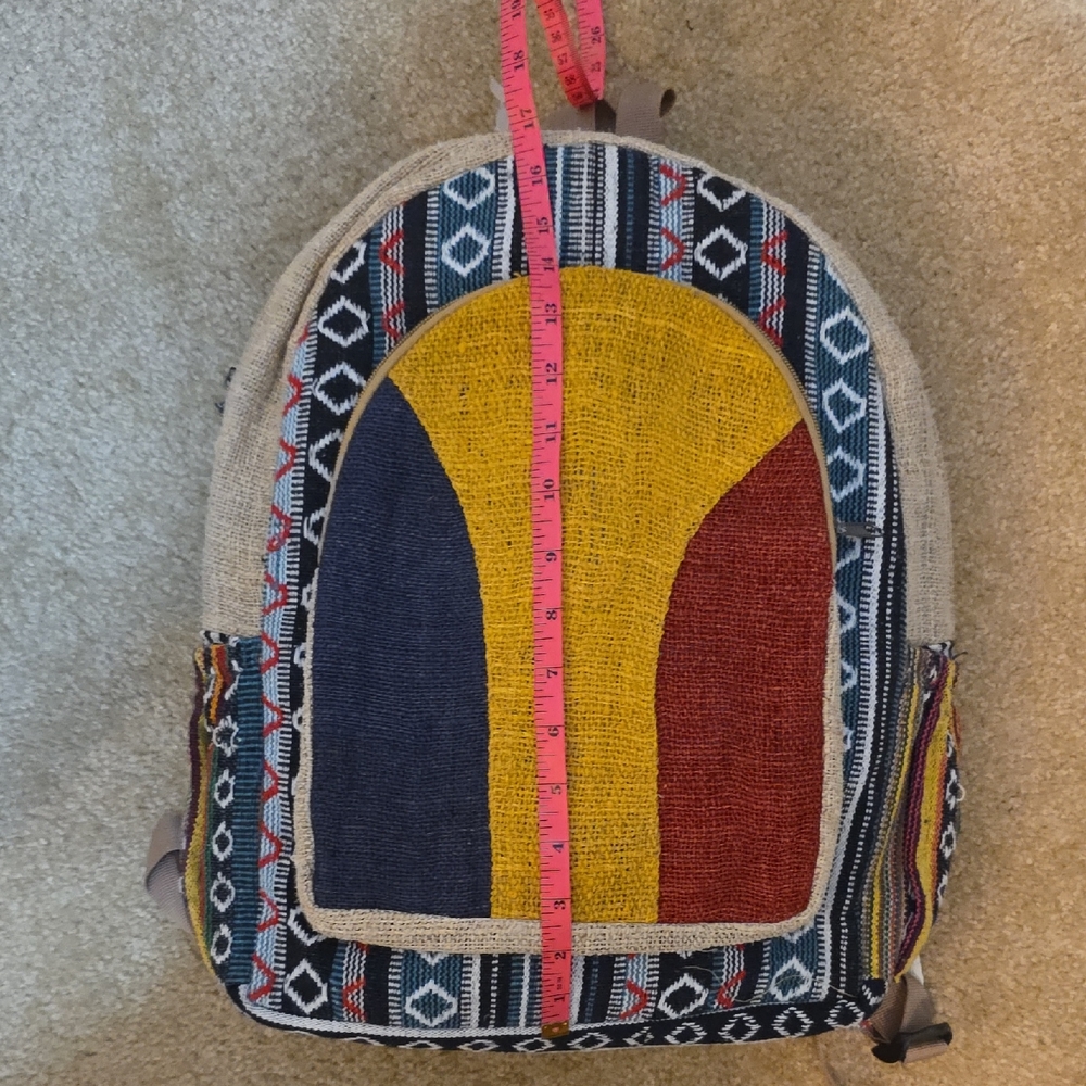 Himalayan‎ Hemp Backpack - Picture 5 of 8